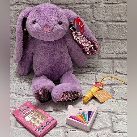 Bunny bundle plush lipgloss bathbomb - Picture 1 of 6
